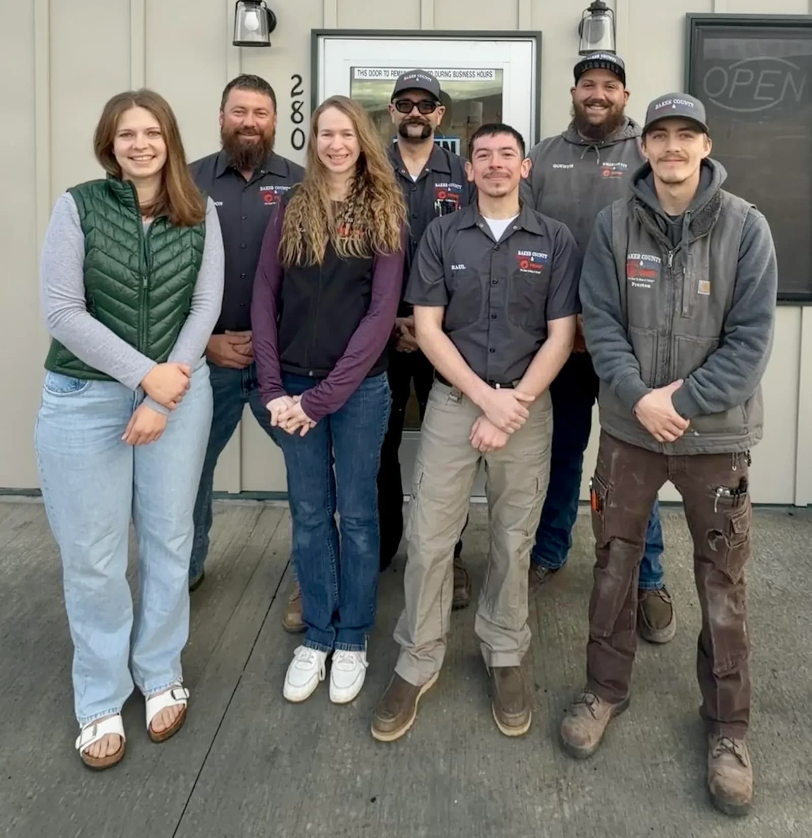 The Grant County Heating & Cooling crew